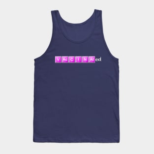 Vaccinated Pink Tank Top